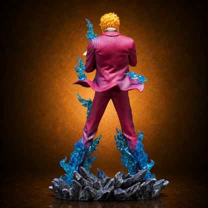 Sanji Ifrit Jambe Blue Flame Figure 1/6 Scale (25cm / 9.8") Figurine