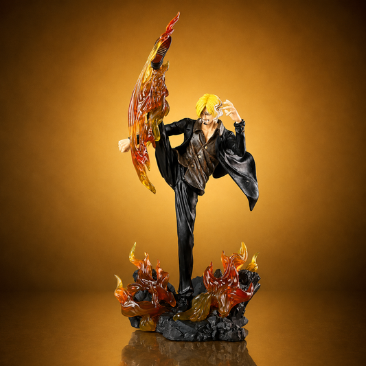 Sanji Diable Jambe Fire Kick Figure (35cm / 13.8") 35cm 13.8 inch Figurine