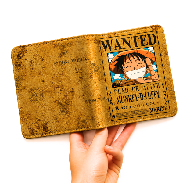 Luffy Wanted Poster Bifold Wallet