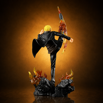 Sanji Diable Jambe Fire Kick Figure (35cm / 13.8") Figurine