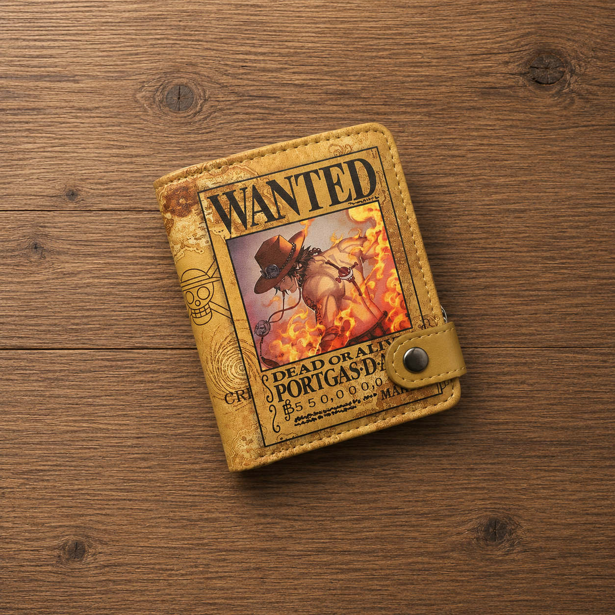 Ace Wanted Poster Bifold Wallet Wallet