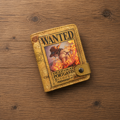 Ace Wanted Poster Bifold Wallet Wallet