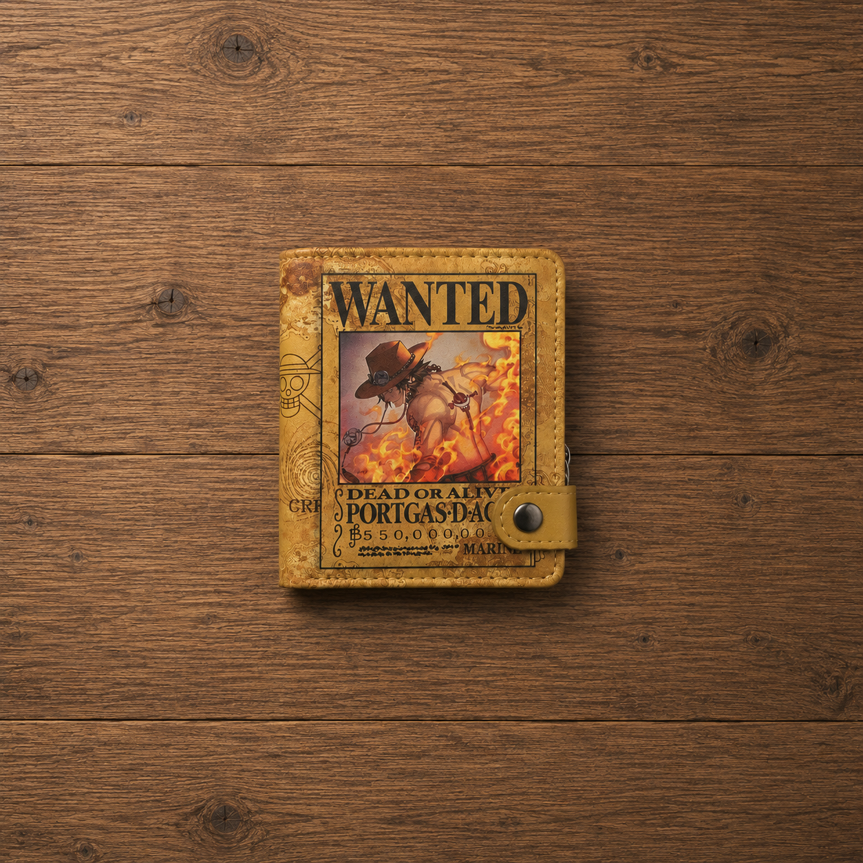 Ace Wanted Poster Bifold Wallet Wallet