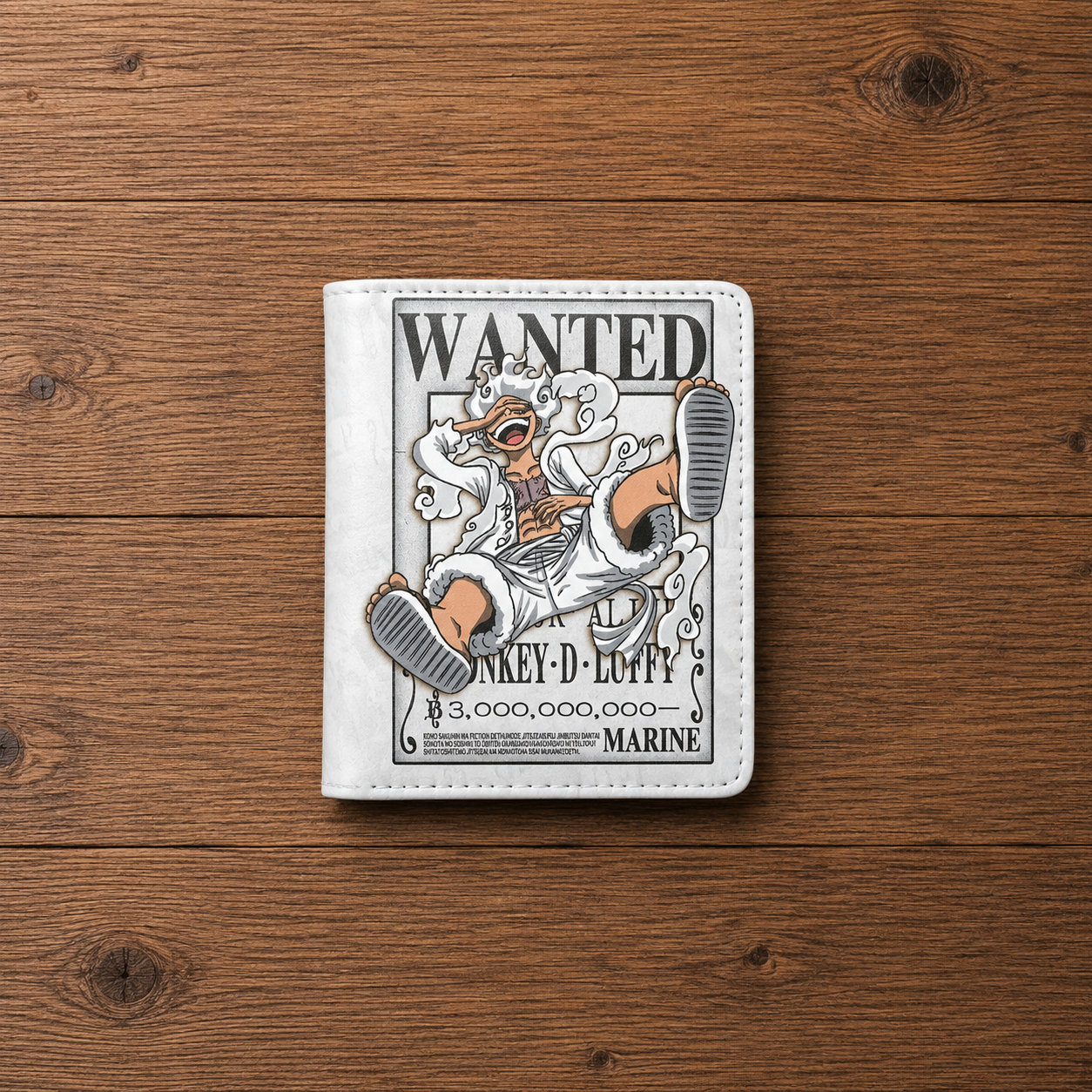 Luffy Gear 5 Nika Wanted Poster Bifold Wallet Wallet