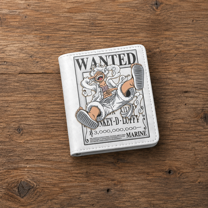 Luffy Gear 5 Nika Wanted Poster Bifold Wallet Wallet