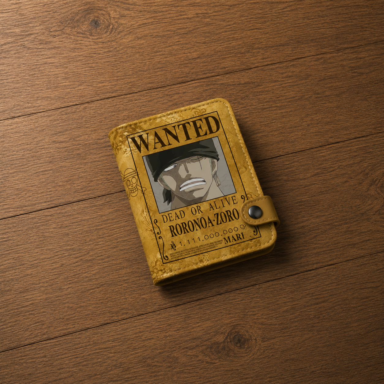 Roronoa Zoro Wanted Poster Bifold Wallet Wallet