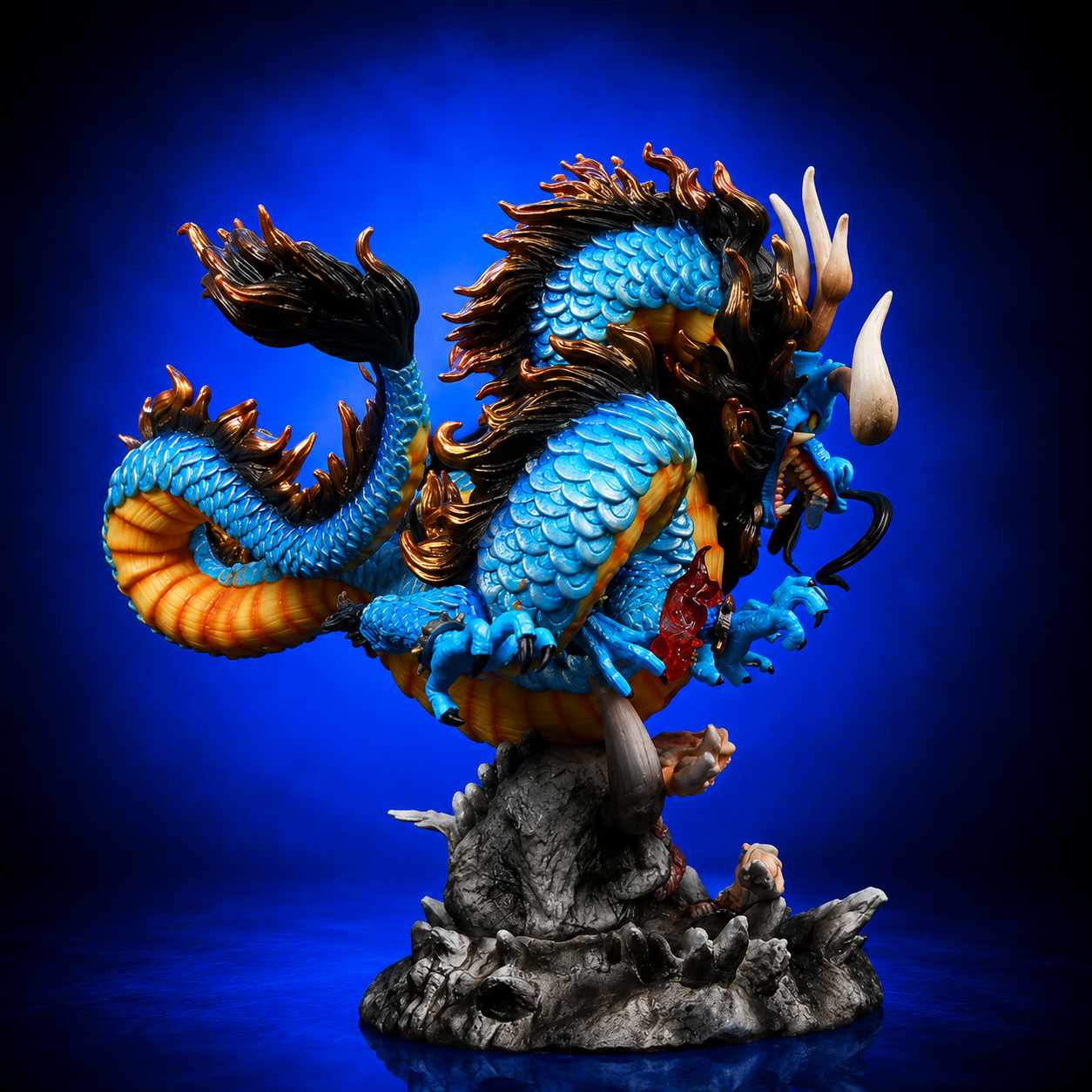 Kaido Dragon Form Light-Up GK Figurine (22cm / 8.7") Figurine