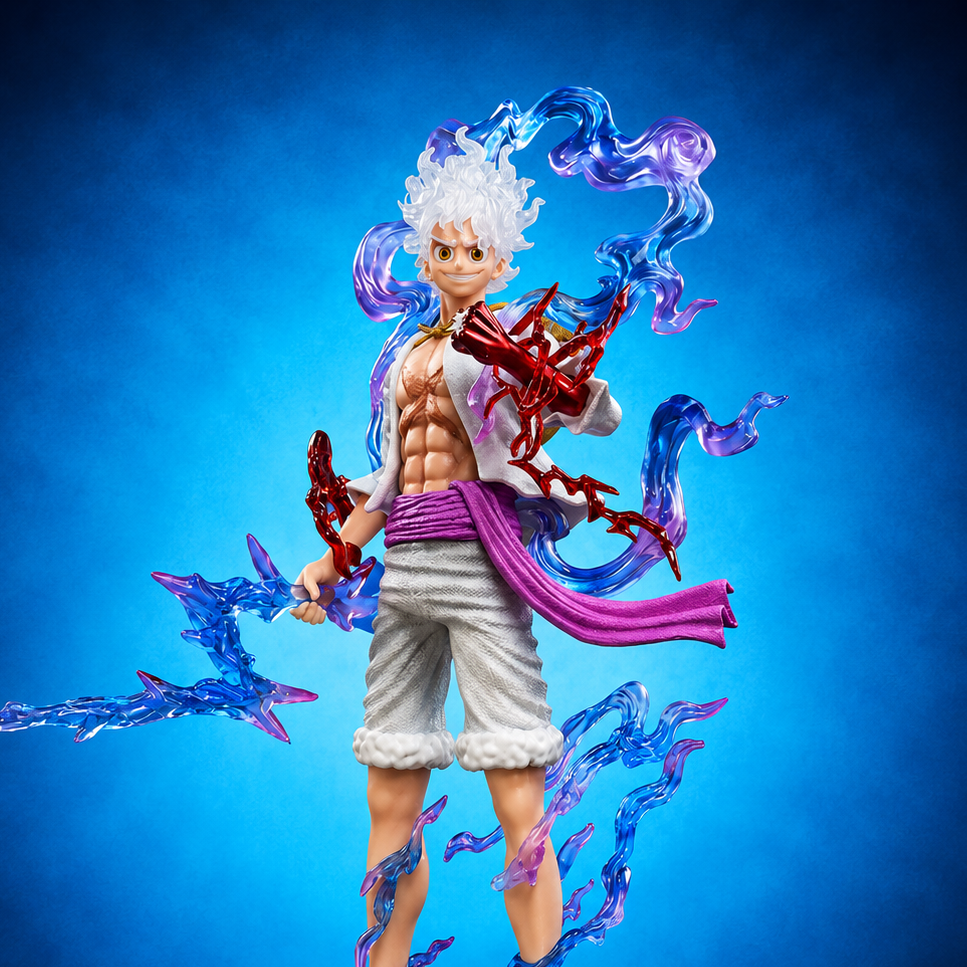 Luffy Gear 5 Nika vs Kaido Dragon Figurine (19cm / 7.5") Figurine