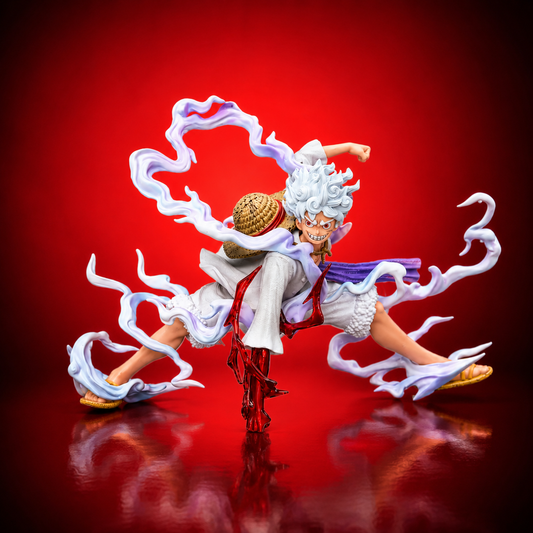 Luffy Gear 5 Sun God Nika Battle Figurine (18cm / 7.1") 18cm 7.1 inch Figurine