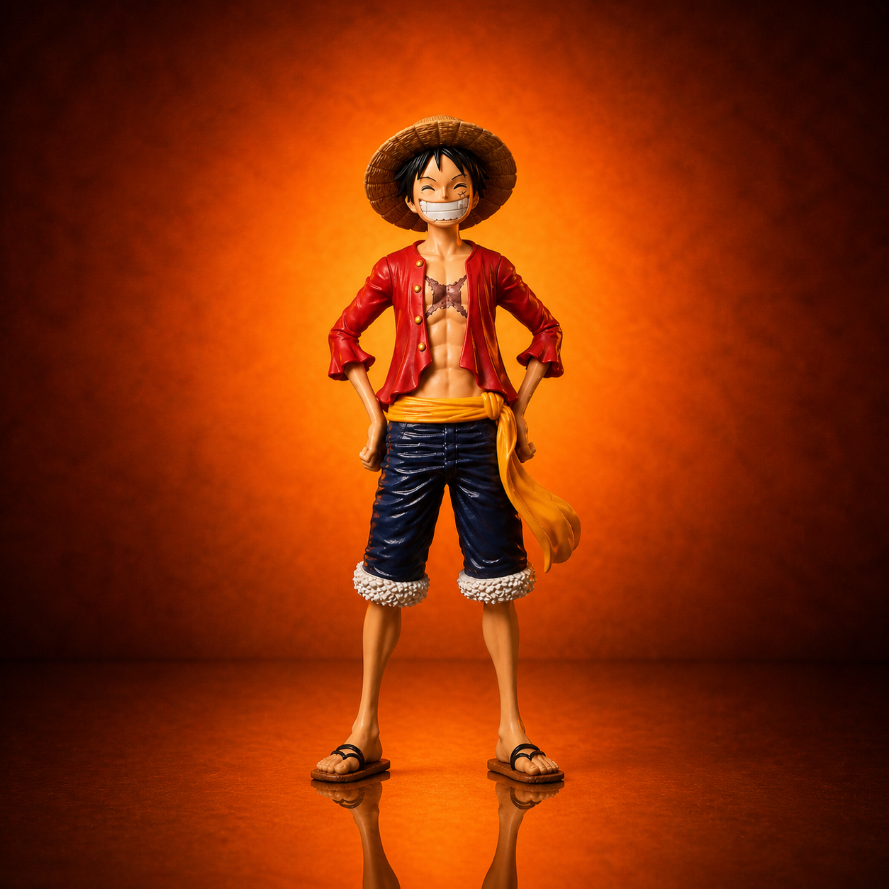 Luffy Face Changing Figurine (28cm / 11") 28cm 11 inch Figurine