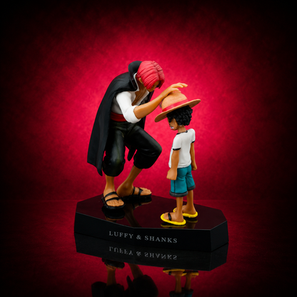 Shanks & Young Luffy Hat Scene Figurine (18cm / 7.1") Figurine