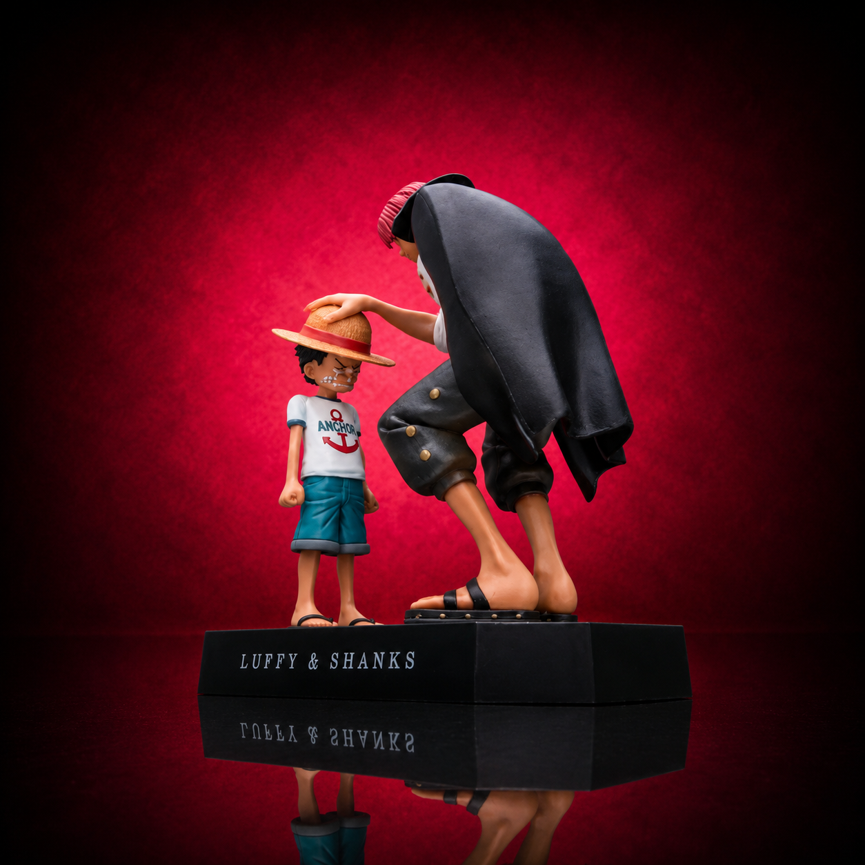 Shanks & Young Luffy Hat Scene Figurine (18cm / 7.1") Figurine
