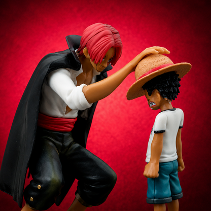 Shanks & Young Luffy Hat Scene Figurine (18cm / 7.1") Figurine