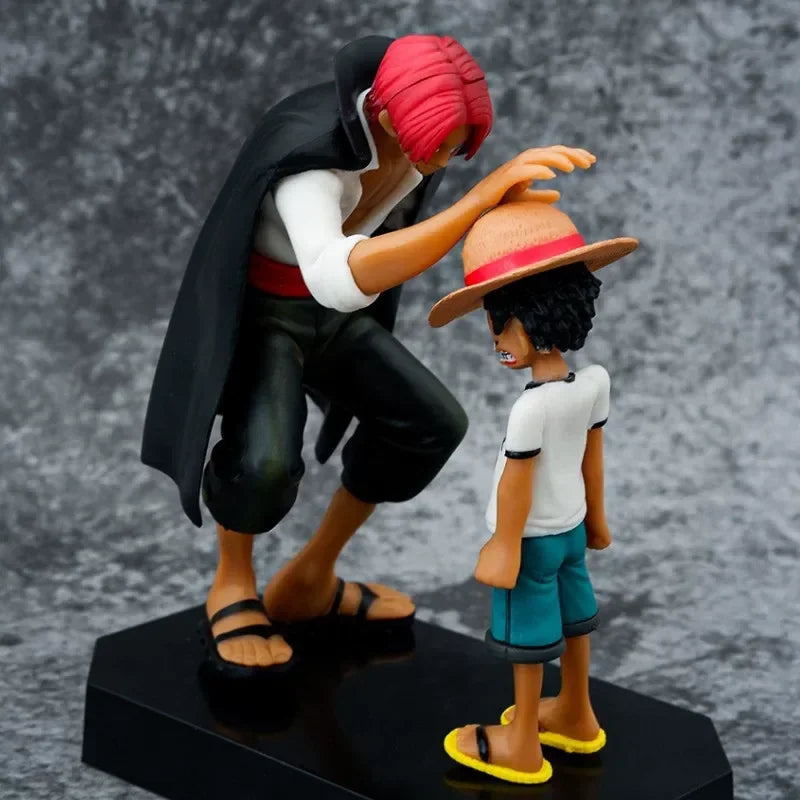 Shanks & Young Luffy Hat Scene Figurine (18cm / 7.1") Figurine