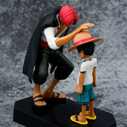 Shanks & Young Luffy Hat Scene Figurine (18cm / 7.1") Figurine
