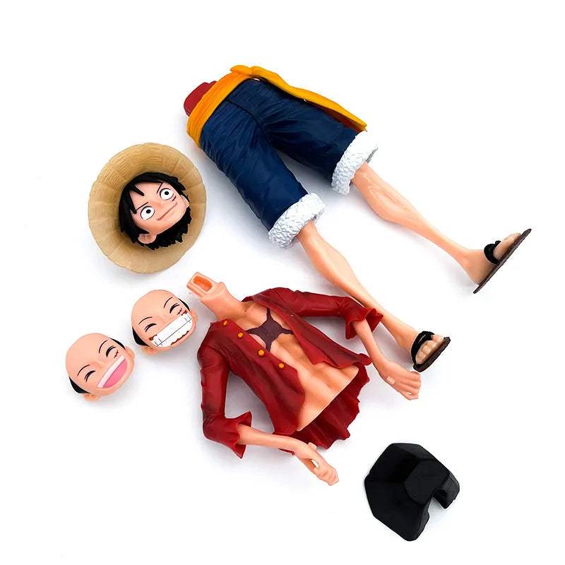 Luffy Face Changing Figurine (28cm / 11") Figurine