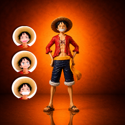 Luffy Face Changing Figurine (28cm / 11") Figurine