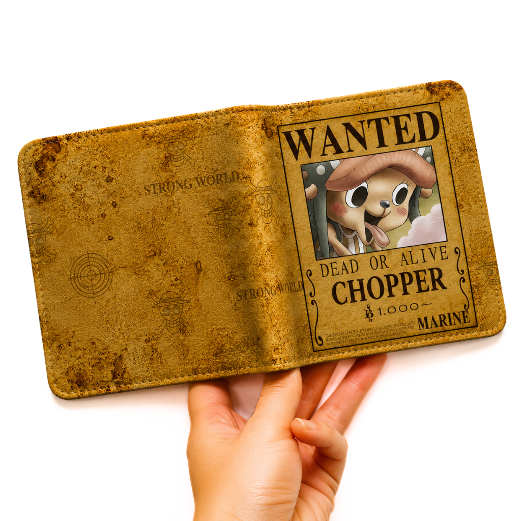 Tony Tony Chopper Wanted Poster Bifold Wallet Wallet