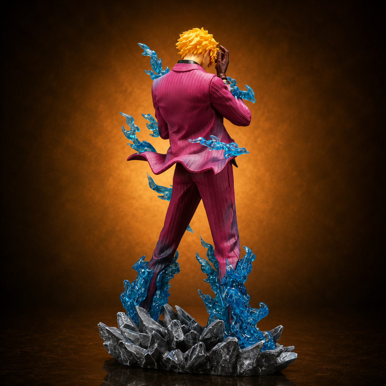 Sanji Ifrit Jambe Blue Flame Figure 1/6 Scale (25cm / 9.8") Figurine